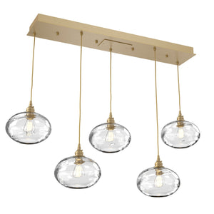 Hammerton Studio - PLB0036-05-GB-OC-C01-E2 - Linear Pendant - Coppa - Gilded Brass