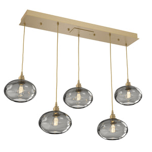 Hammerton Studio - PLB0036-05-GB-OS-C01-E2 - Linear Pendant - Coppa - Gilded Brass