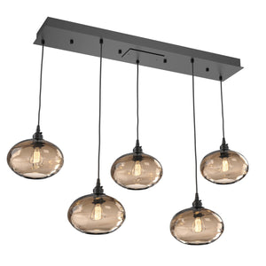 Hammerton Studio - PLB0036-05-MB-OB-C01-E2 - Linear Pendant - Coppa - Matte Black