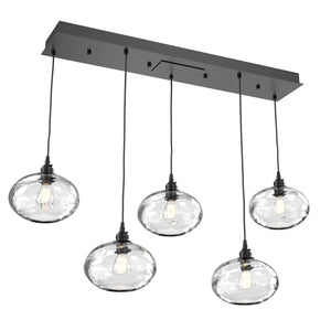 Hammerton Studio - PLB0036-05-MB-OC-C01-E2 - Linear Pendant - Coppa - Matte Black