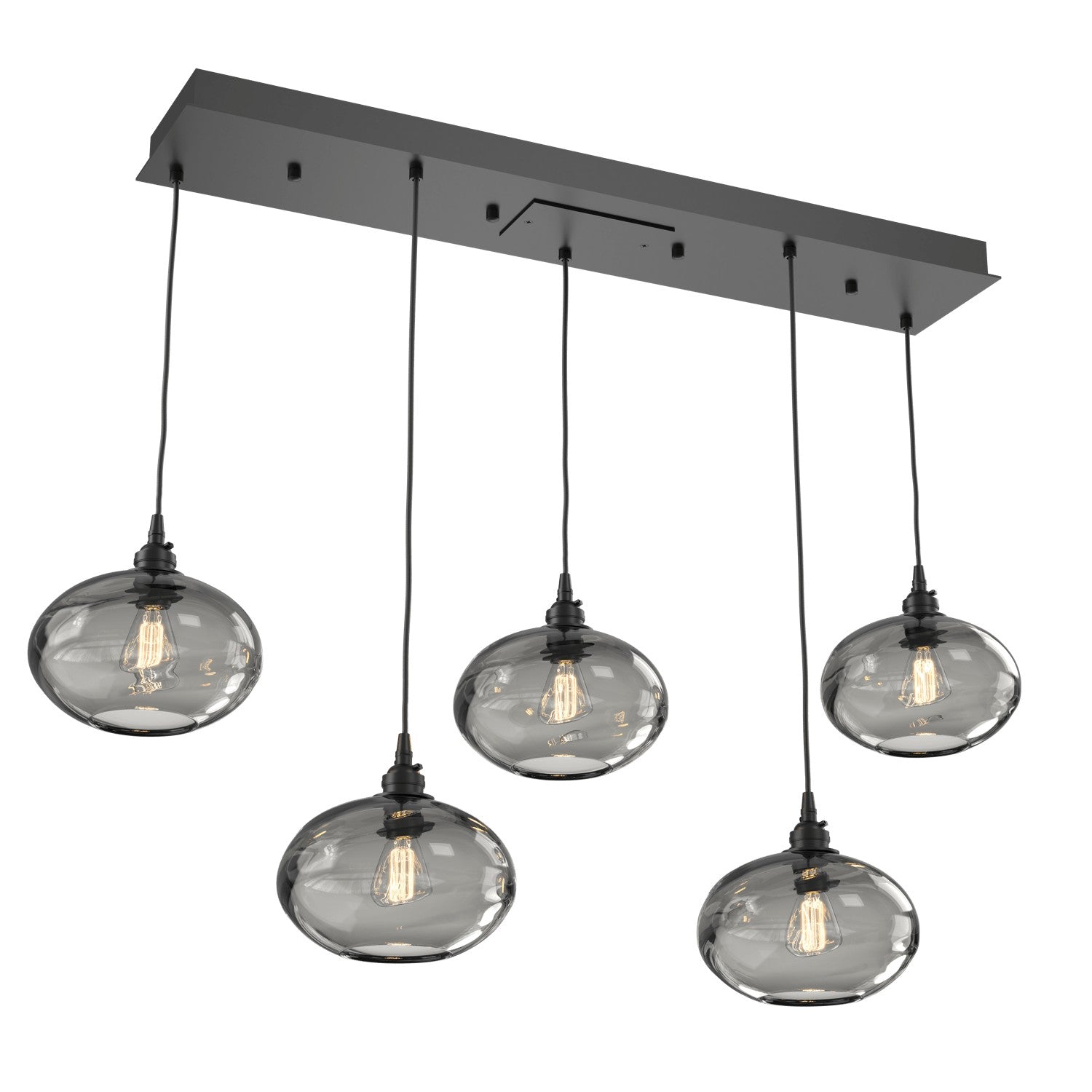 Hammerton Studio - PLB0036-05-MB-OS-C01-E2 - Linear Pendant - Coppa - Matte Black