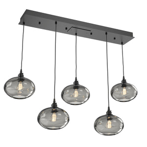 Hammerton Studio - PLB0036-05-MB-OS-C01-E2 - Linear Pendant - Coppa - Matte Black