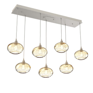 Hammerton Studio - PLB0036-07-BS-OA-C01-E2 - Linear Pendant - Coppa - Beige Silver