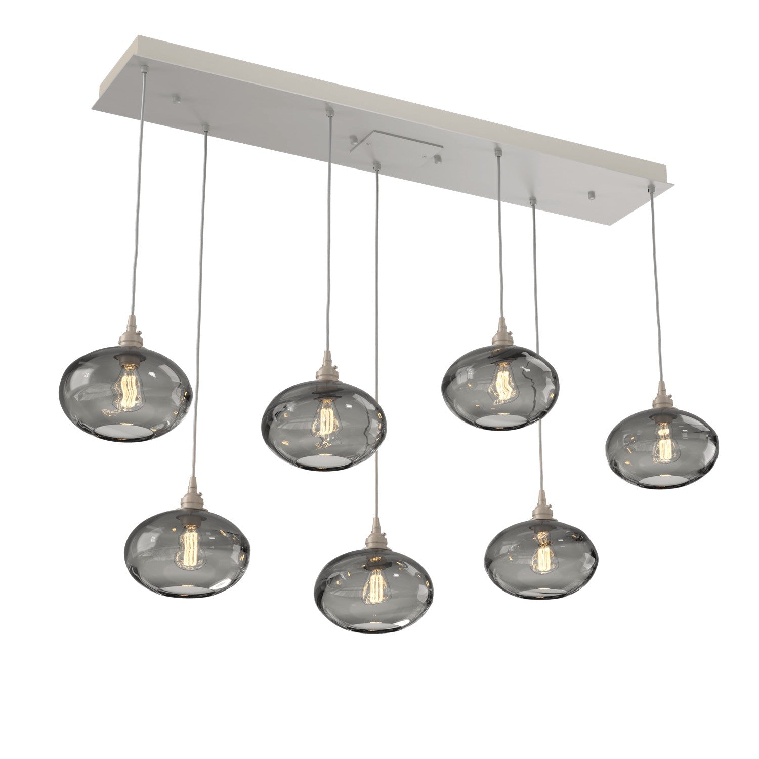 Hammerton Studio - PLB0036-07-BS-OS-C01-E2 - Linear Pendant - Coppa - Beige Silver