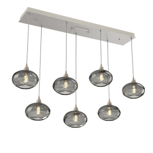 Hammerton Studio - PLB0036-07-BS-OS-C01-E2 - Linear Pendant - Coppa - Beige Silver
