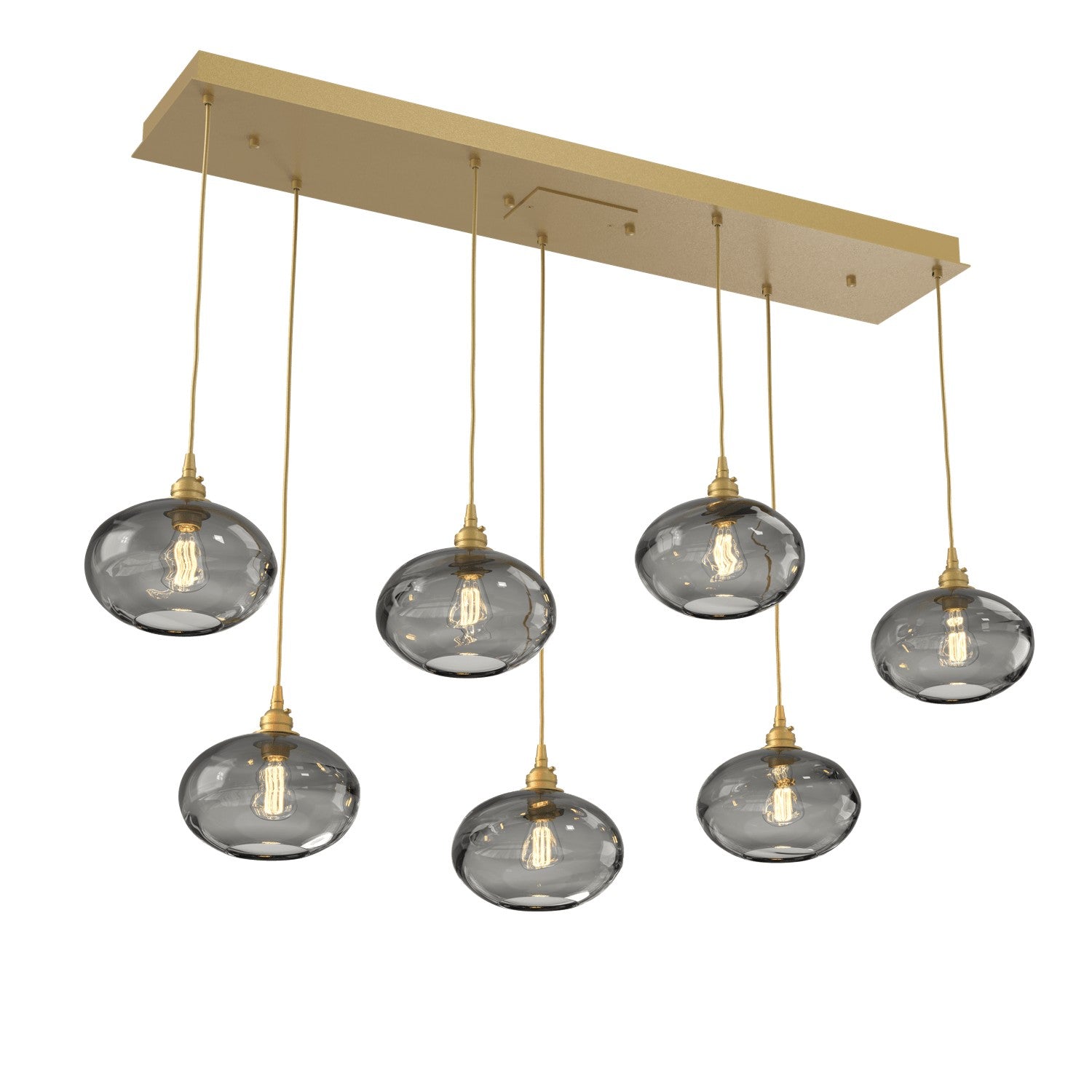Hammerton Studio - PLB0036-07-GB-OS-C01-E2 - Linear Pendant - Coppa - Gilded Brass