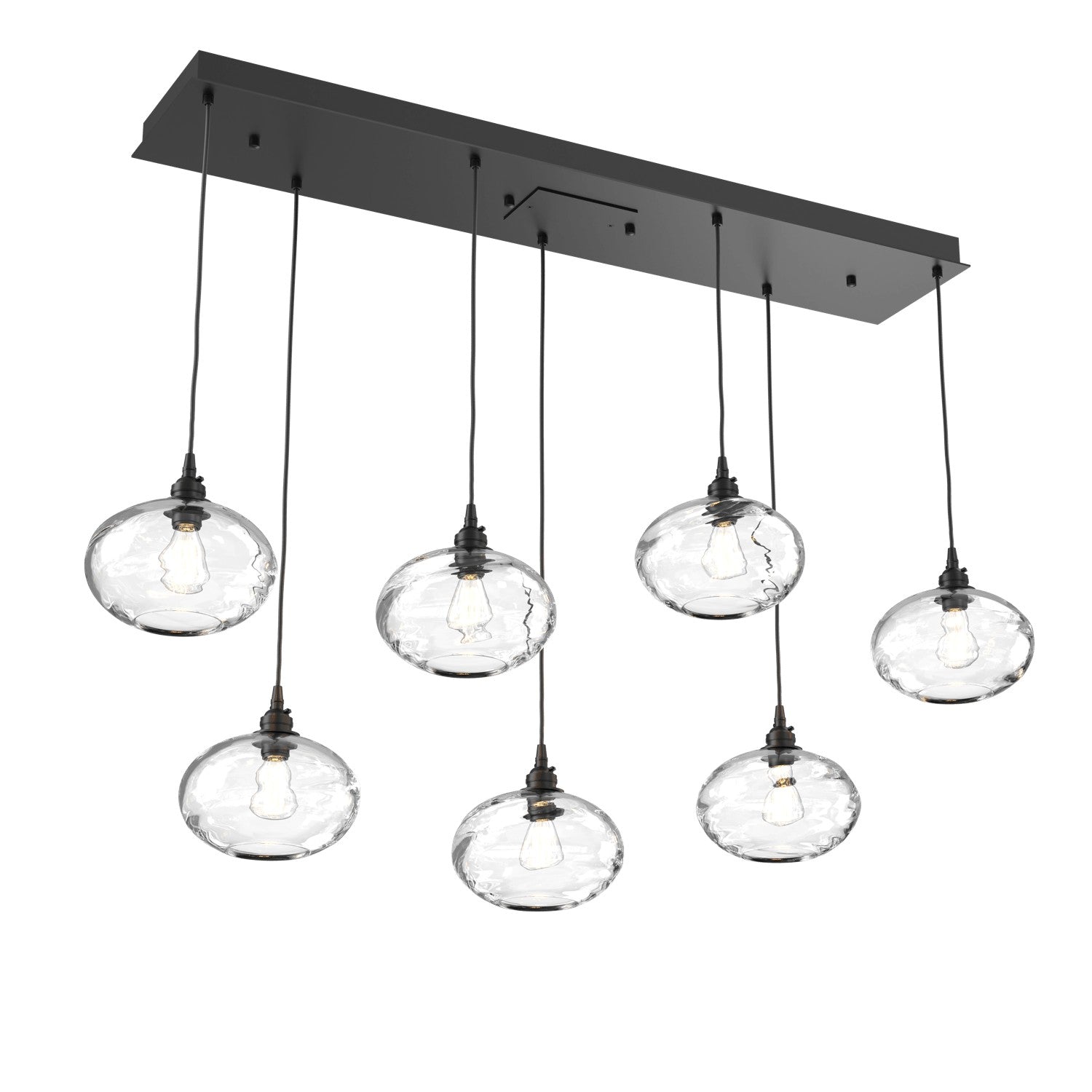 Hammerton Studio - PLB0036-07-MB-OC-C01-E2 - Linear Pendant - Coppa - Matte Black