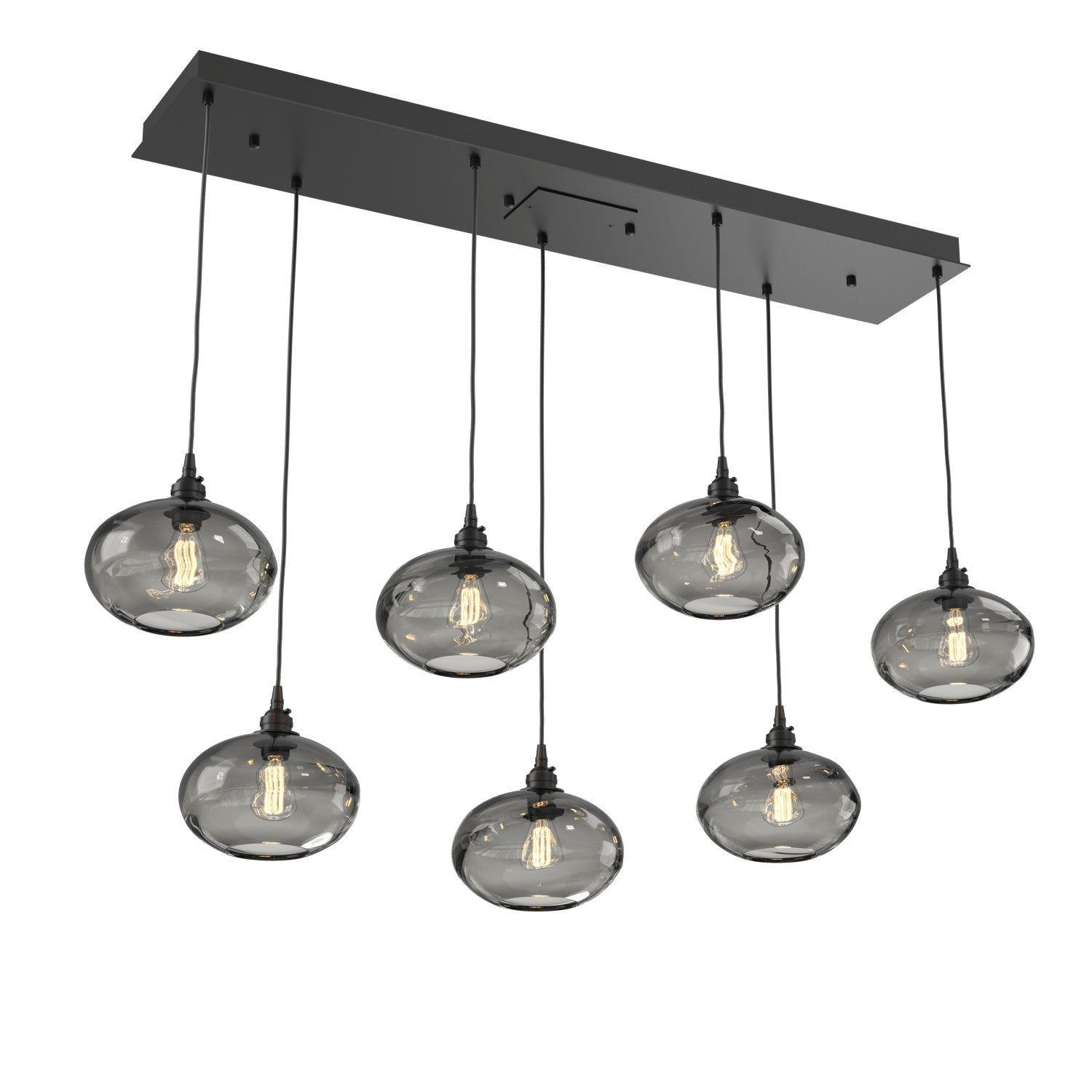 Hammerton Studio - PLB0036-07-MB-OS-C01-E2 - Linear Pendant - Coppa - Matte Black