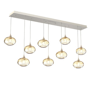 Hammerton Studio - PLB0036-09-BS-OA-C01-E2 - Linear Pendant - Coppa - Beige Silver