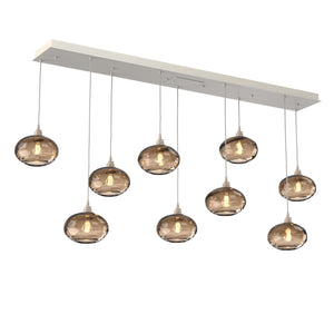 Hammerton Studio - PLB0036-09-BS-OB-C01-E2 - Linear Pendant - Coppa - Beige Silver