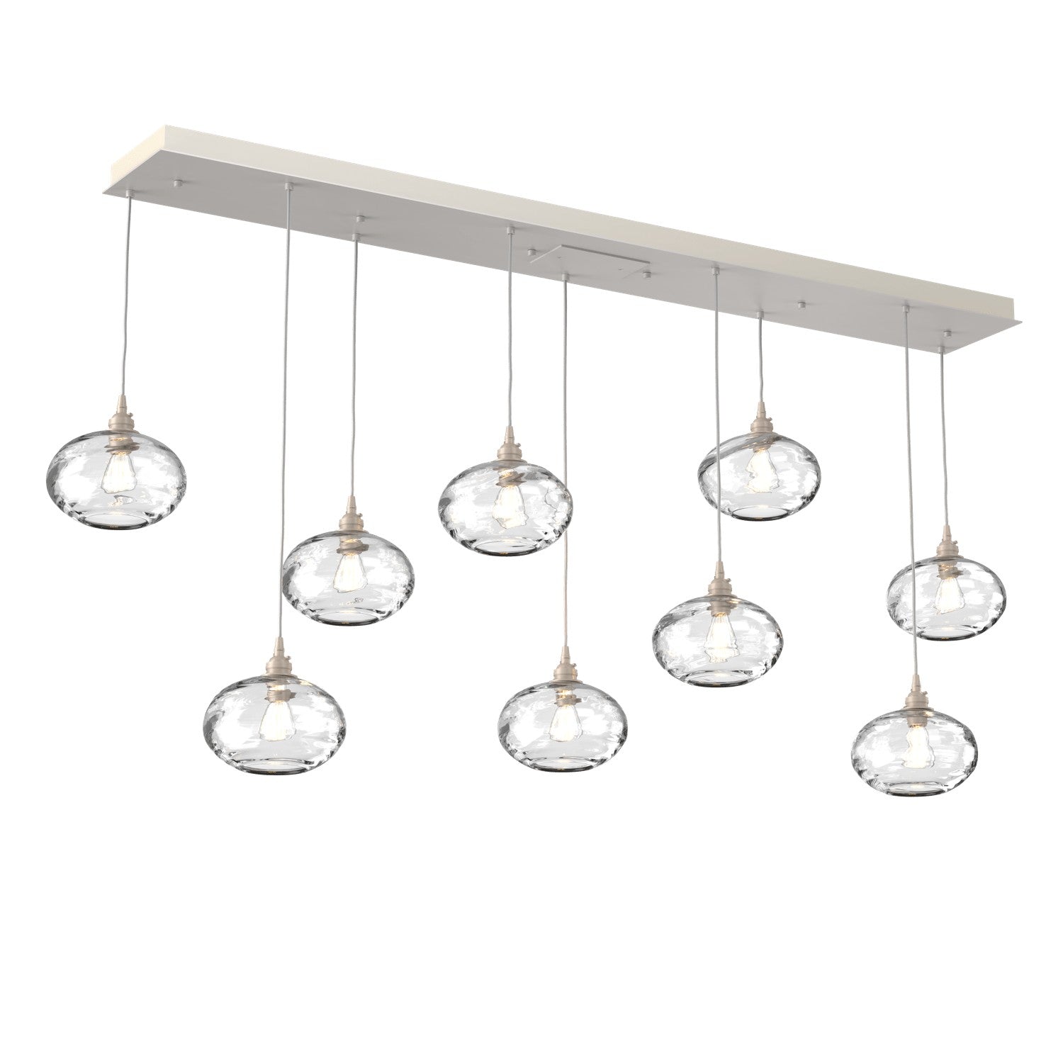 Hammerton Studio - PLB0036-09-BS-OC-C01-E2 - Linear Pendant - Coppa - Beige Silver
