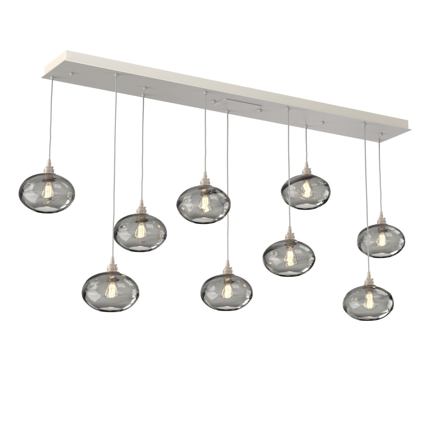 Hammerton Studio - PLB0036-09-BS-OS-C01-E2 - Linear Pendant - Coppa - Beige Silver