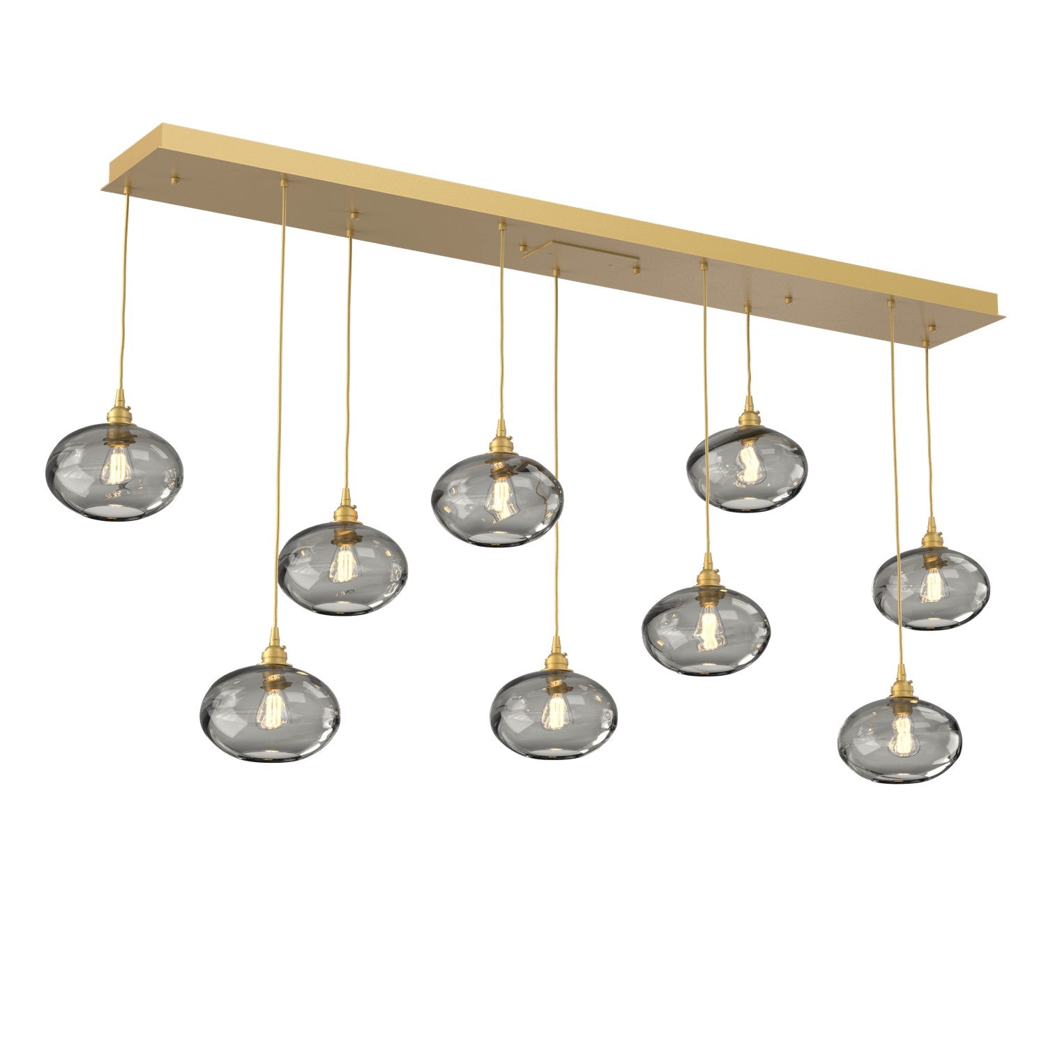 Hammerton Studio - PLB0036-09-GB-OS-C01-E2 - Linear Pendant - Coppa - Gilded Brass
