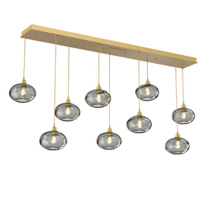 Hammerton Studio - PLB0036-09-GB-OS-C01-E2 - Linear Pendant - Coppa - Gilded Brass