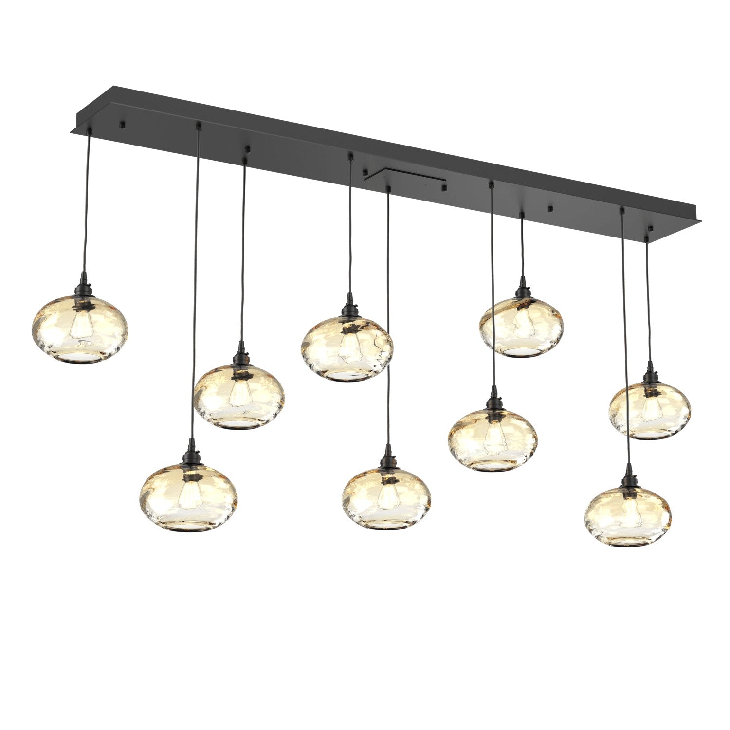 Hammerton Studio - PLB0036-09-MB-OA-C01-E2 - Linear Pendant - Coppa - Matte Black