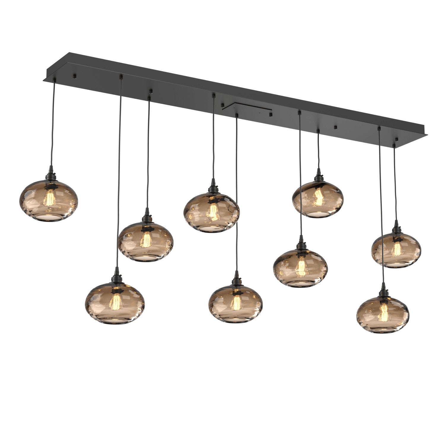 Hammerton Studio - PLB0036-09-MB-OB-C01-E2 - Linear Pendant - Coppa - Matte Black