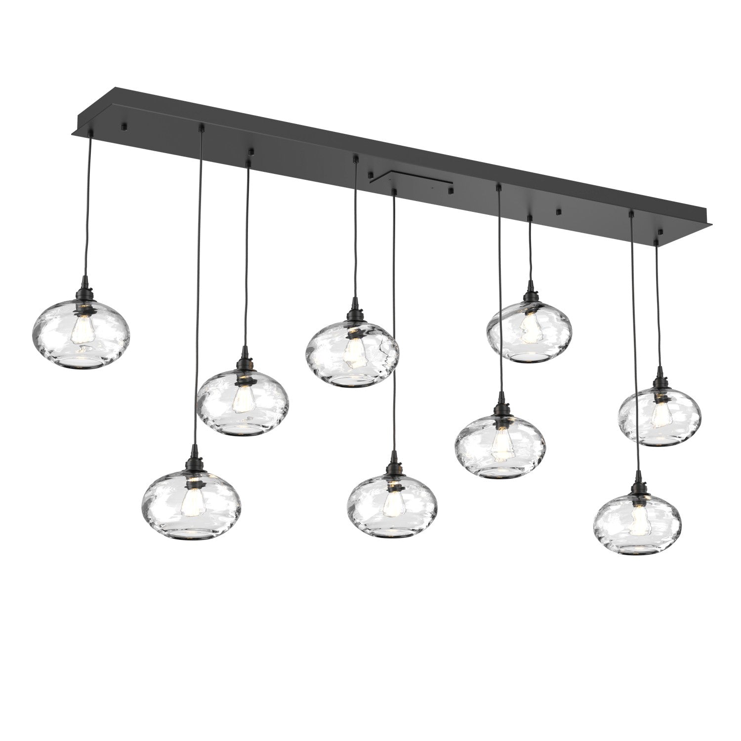 Hammerton Studio - PLB0036-09-MB-OC-C01-E2 - Linear Pendant - Coppa - Matte Black