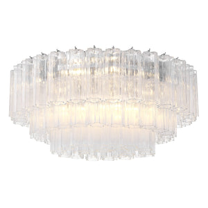 Crystorama - ADD-331-CH-CL - 16 Light Flush Mount - Addis - Polished Chrome