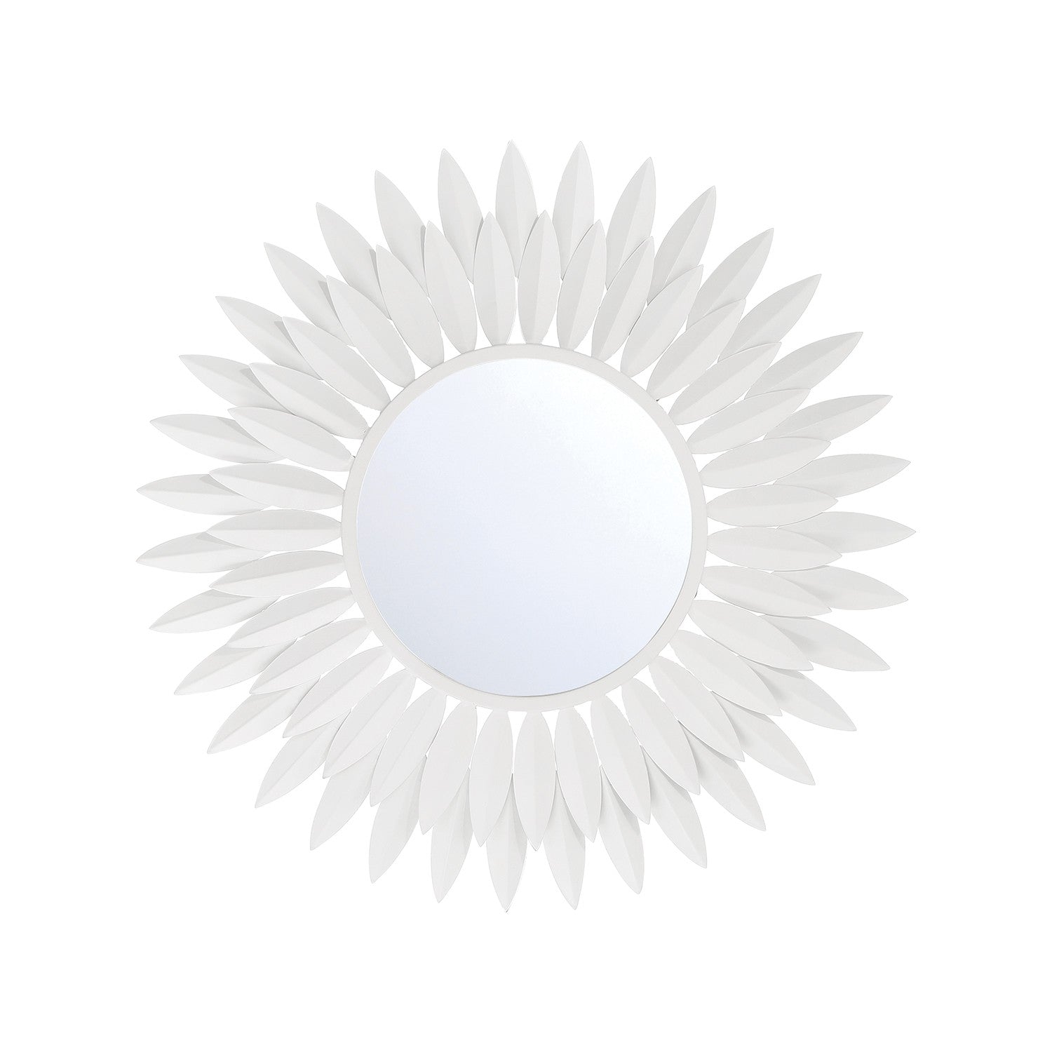 Crystorama - BRH-M520-MT - Mirror - Broche - Matte White