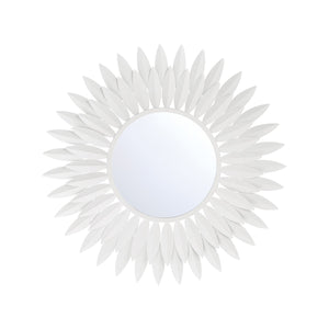 Crystorama - BRH-M520-MT - Mirror - Broche - Matte White