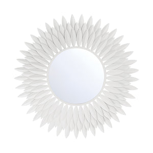 Crystorama - BRH-M524-MT - Mirror - Broche - Matte White