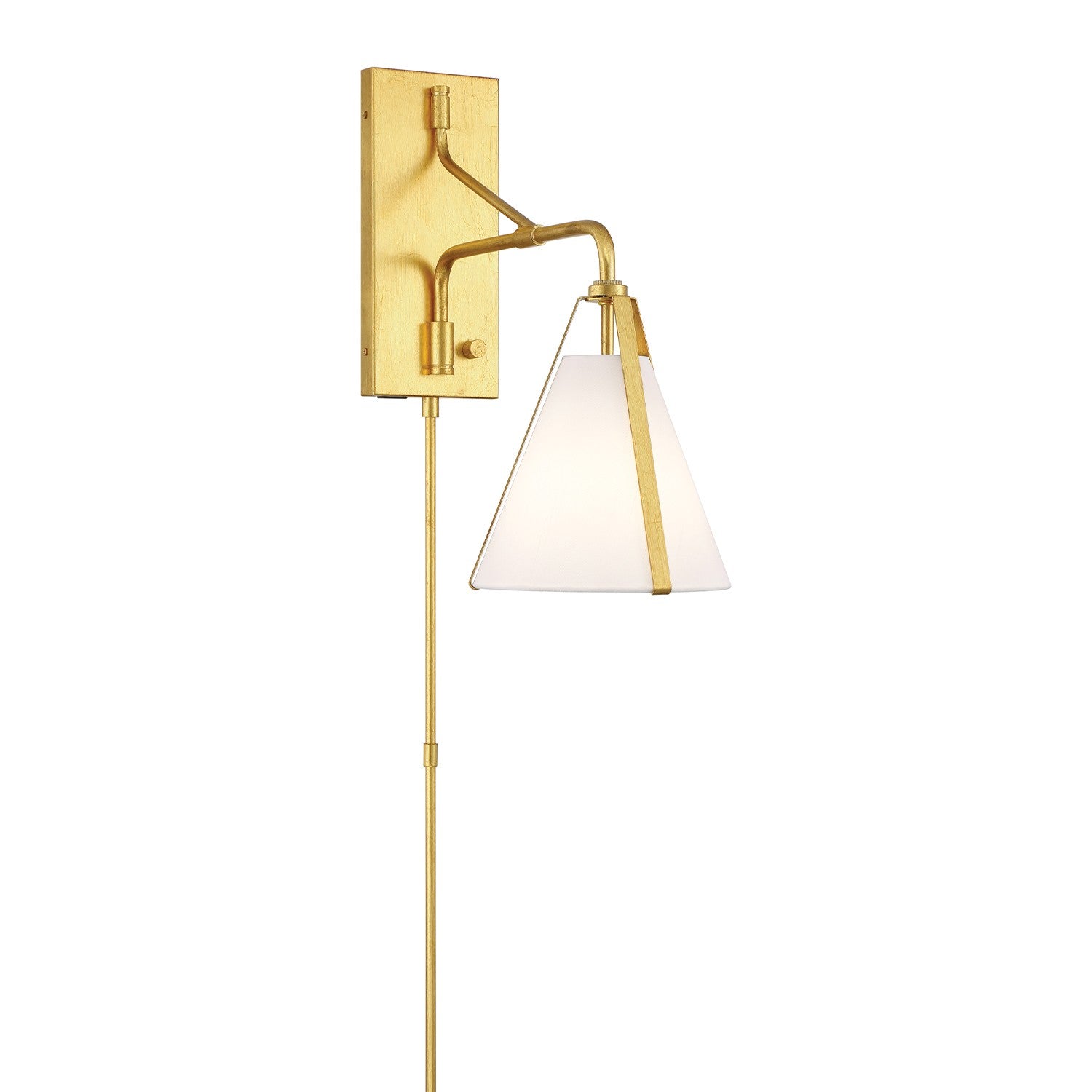 Crystorama - FUL-901-GA - One Light Task Sconce - Fulton - Antique Gold