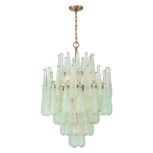Crystorama - OLL-6006-AG-GR - 16 Light Chandelier - Ollie - Aged Brass