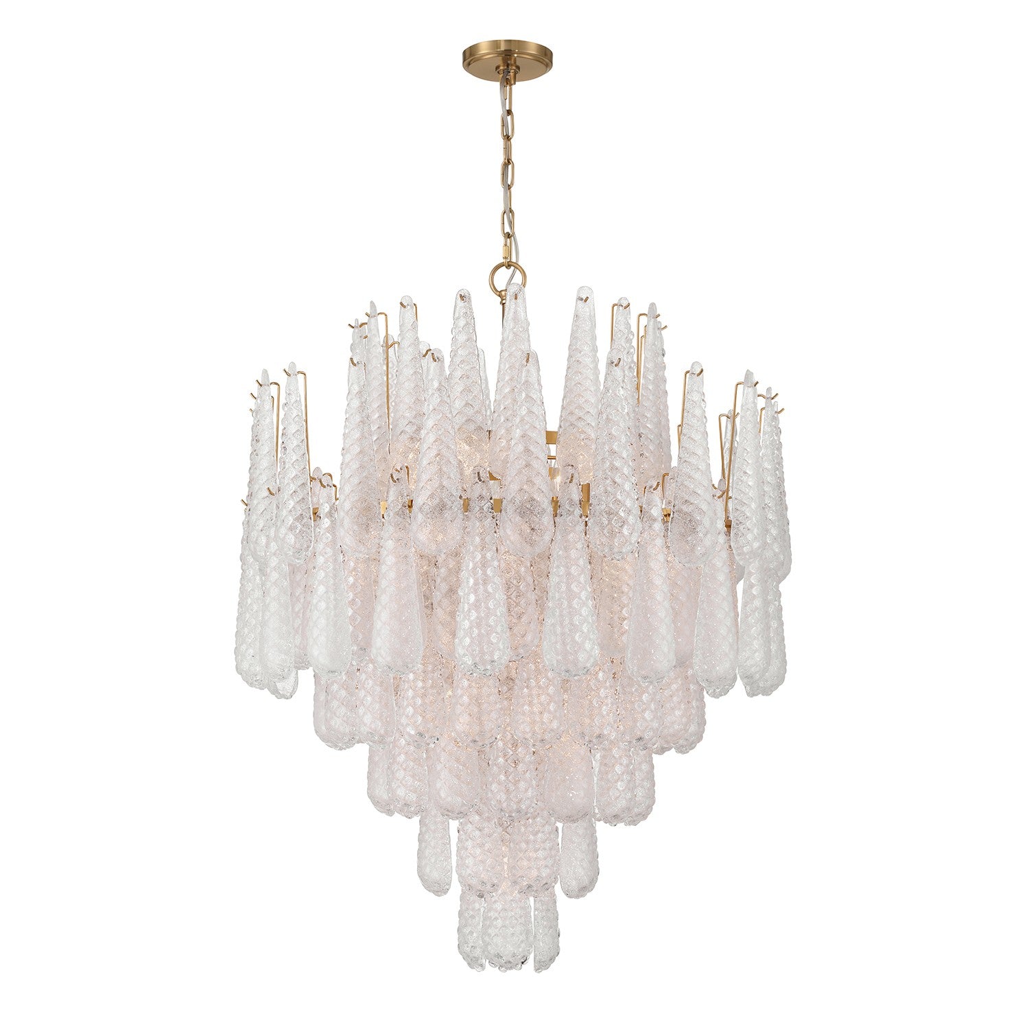 Crystorama - OLL-6008-AG-CL - 21 Light Chandelier - Ollie - Aged Brass
