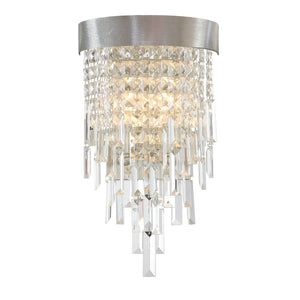 Crystorama - WIN-212-SA-CL-MWP - Two Light Wall Sconce - Winfield - Antique Silver