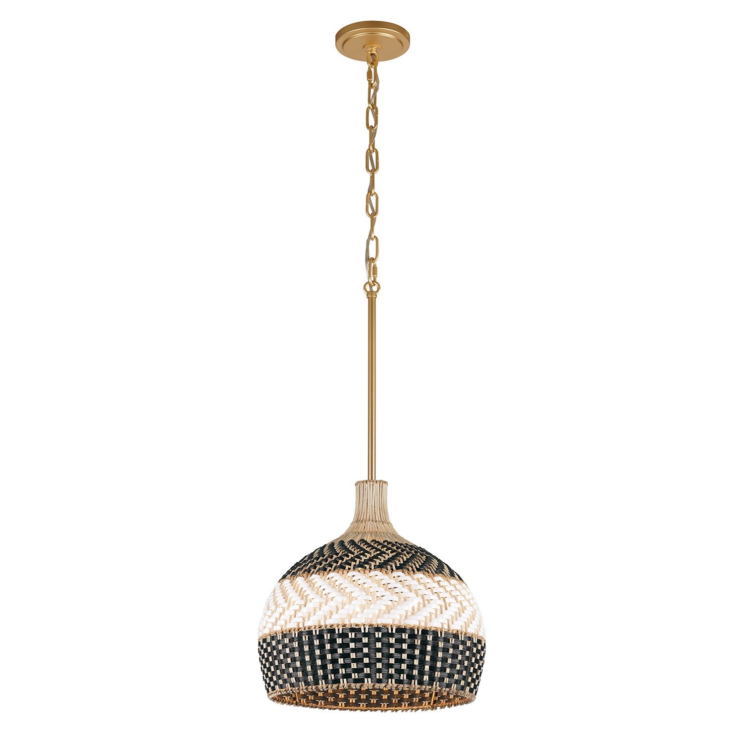 Crystorama - ZAN-9003-SG-MK - Three Light Pendant - Zanzibar - Soft Gold