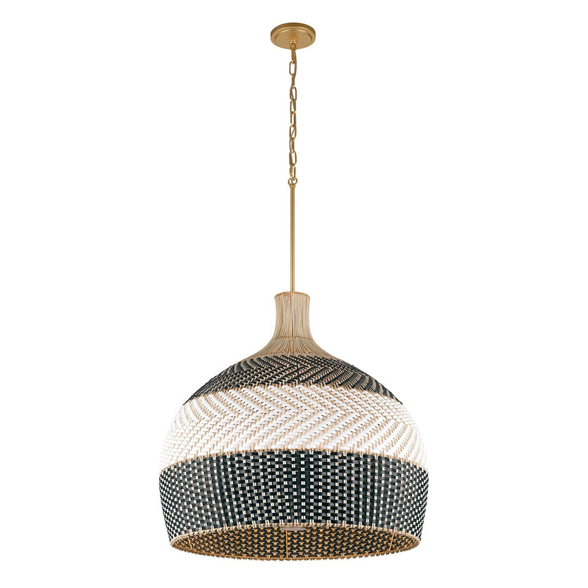 Crystorama - ZAN-9006-SG-MK - Six Light Pendant - Zanzibar - Soft Gold
