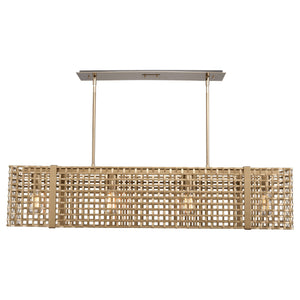 Hammerton Studio - PLB0037-73-GB-0-001-E2 - Linear Suspension - Tweed - Gilded Brass