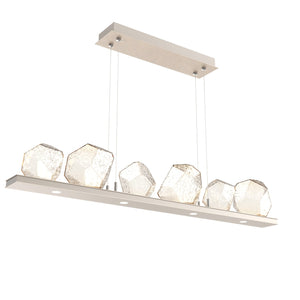 Hammerton Studio - PLB0039-0B-BS-A-CA1-L3 - LED Linear Suspension - Gem - Beige Silver