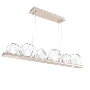 Hammerton Studio - PLB0039-0B-BS-C-CA1-L1 - LED Linear Suspension - Gem - Beige Silver