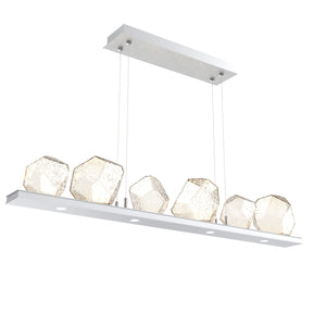 Hammerton Studio - PLB0039-0B-CS-A-CA1-L1 - LED Linear Suspension - Gem - Classic Silver