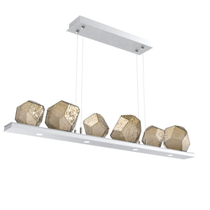 Hammerton Studio - PLB0039-0B-CS-B-CA1-L3 - LED Linear Suspension - Gem - Classic Silver