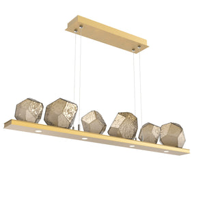 Hammerton Studio - PLB0039-0B-GB-B-CA1-L3 - LED Linear Suspension - Gem - Gilded Brass