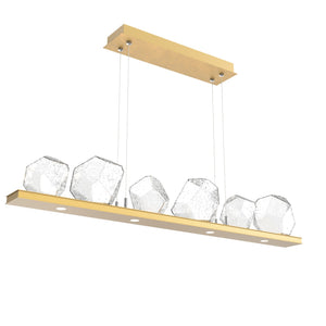 Hammerton Studio - PLB0039-0B-GB-C-CA1-L1 - LED Linear Suspension - Gem - Gilded Brass