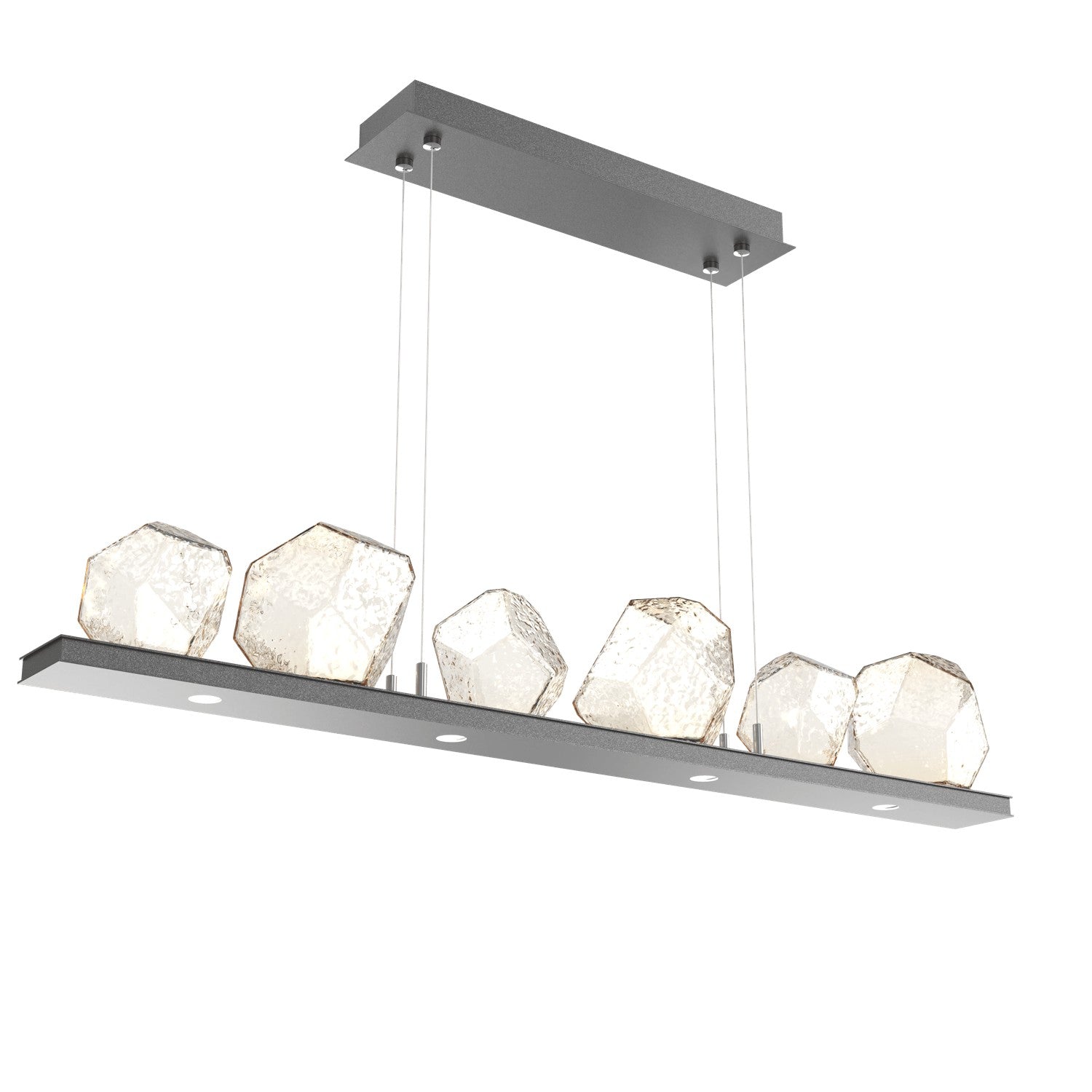 Hammerton Studio - PLB0039-0B-GP-A-CA1-L1 - LED Linear Suspension - Gem - Graphite