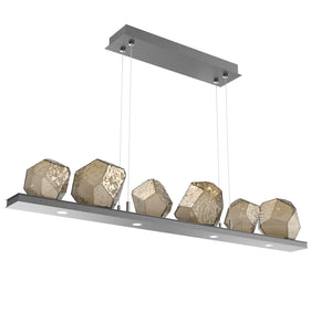 Hammerton Studio - PLB0039-0B-GP-B-CA1-L1 - LED Linear Suspension - Gem - Graphite
