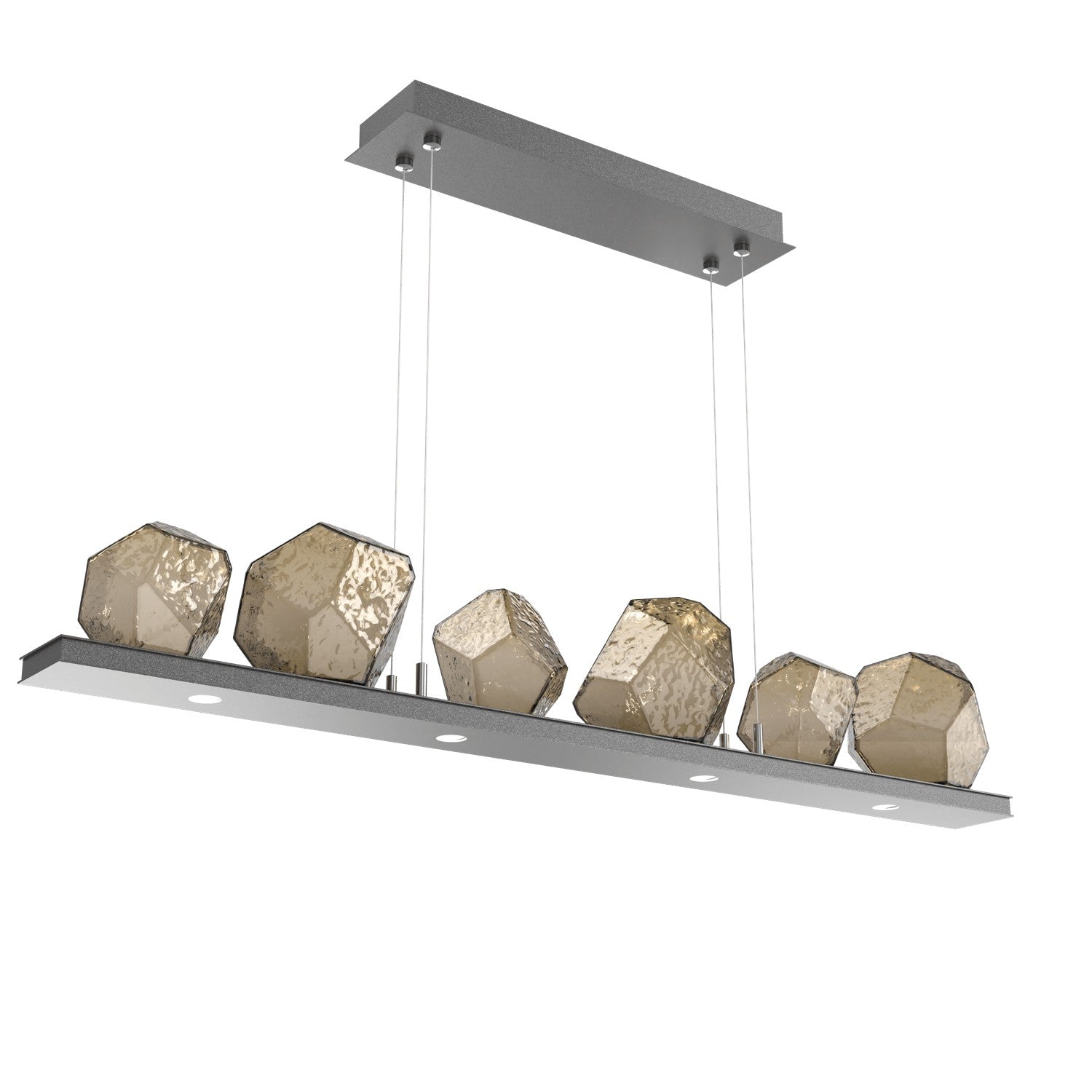 Hammerton Studio - PLB0039-0B-GP-B-CA1-L3 - LED Linear Suspension - Gem - Graphite