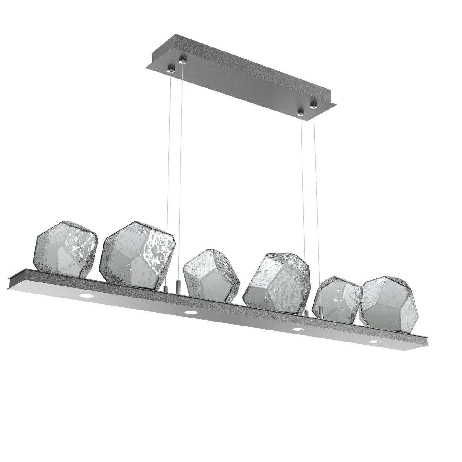 Hammerton Studio - PLB0039-0B-GP-S-CA1-L1 - LED Linear Suspension - Gem - Graphite