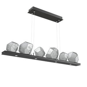 Hammerton Studio - PLB0039-0B-MB-S-CA1-L1 - LED Linear Suspension - Gem - Matte Black