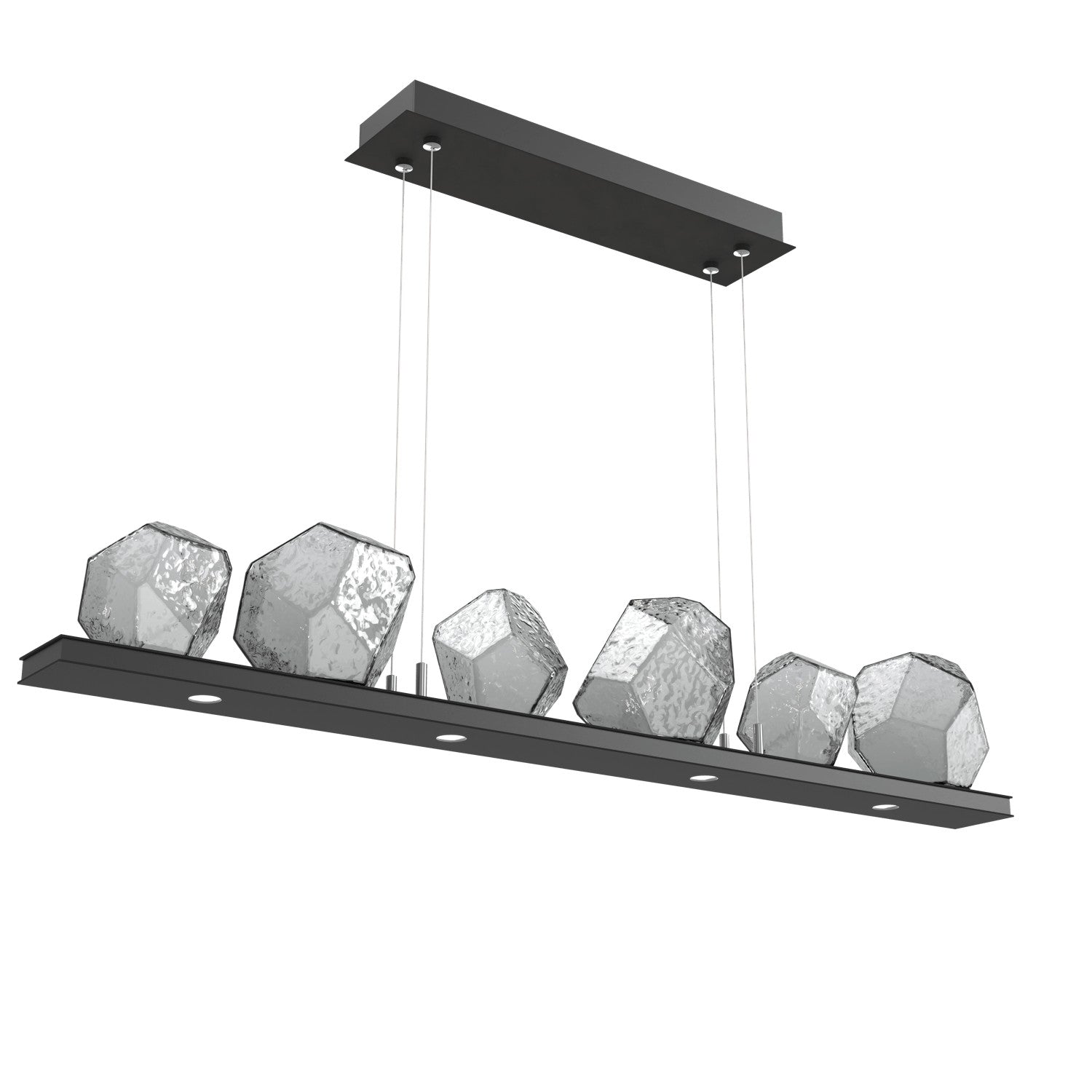 Hammerton Studio - PLB0039-0B-MB-S-CA1-L3 - LED Linear Suspension - Gem - Matte Black