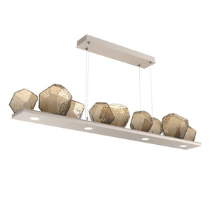 Hammerton Studio - PLB0039-0C-BS-B-CA1-L3 - LED Linear Suspension - Gem - Beige Silver