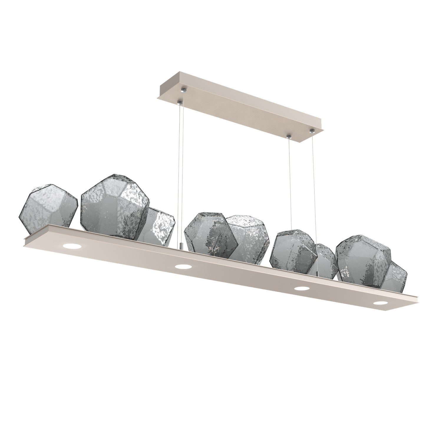 Hammerton Studio - PLB0039-0C-BS-S-CA1-L3 - LED Linear Suspension - Gem - Beige Silver