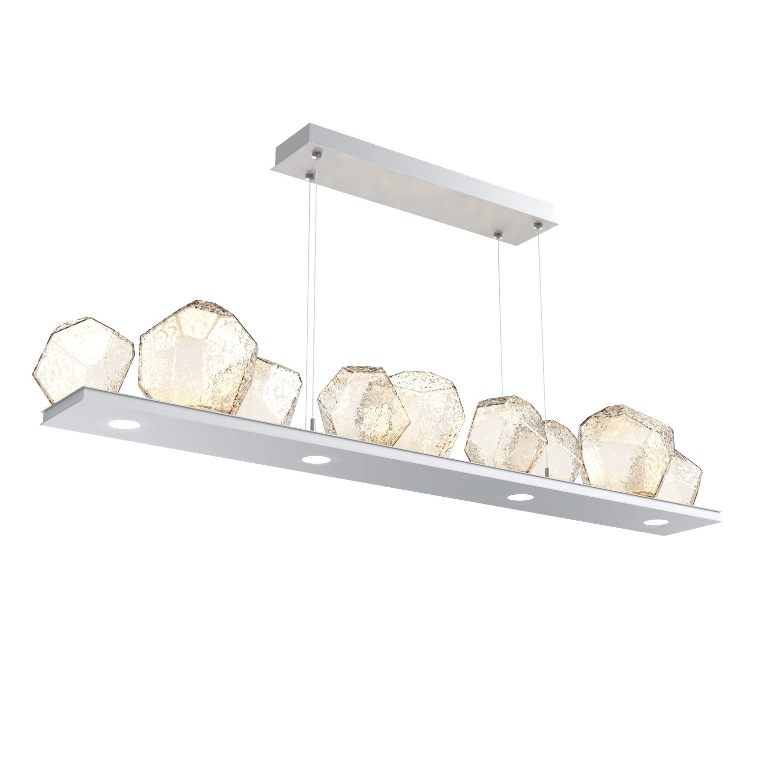 Hammerton Studio - PLB0039-0C-CS-A-CA1-L3 - LED Linear Suspension - Gem - Classic Silver