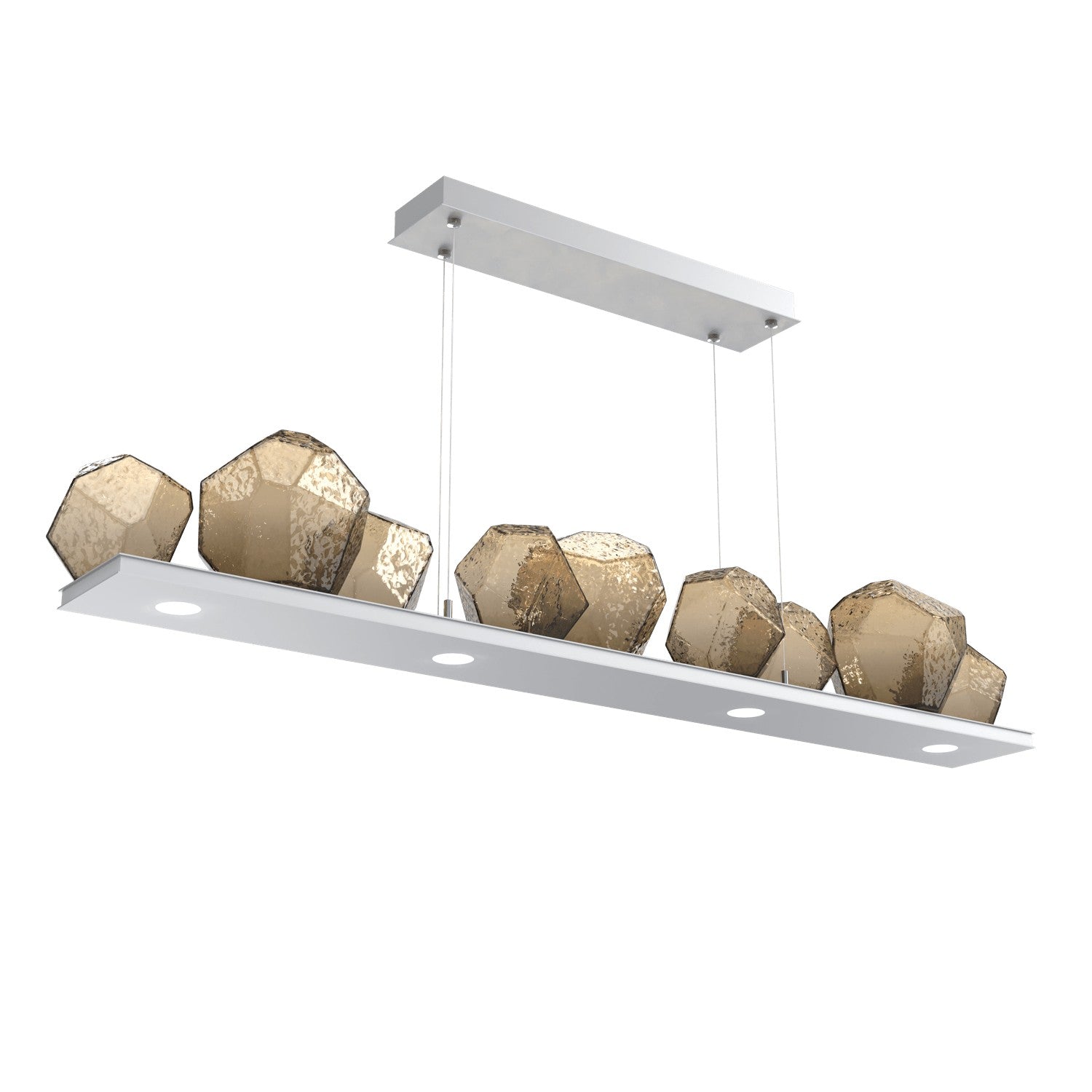 Hammerton Studio - PLB0039-0C-CS-B-CA1-L1 - LED Linear Suspension - Gem - Classic Silver