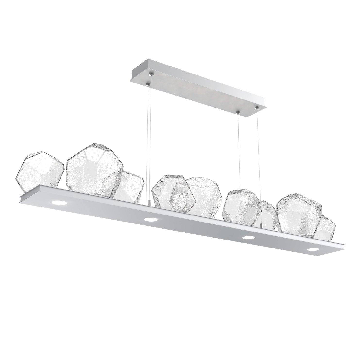 Hammerton Studio - PLB0039-0C-CS-C-CA1-L1 - LED Linear Suspension - Gem - Classic Silver