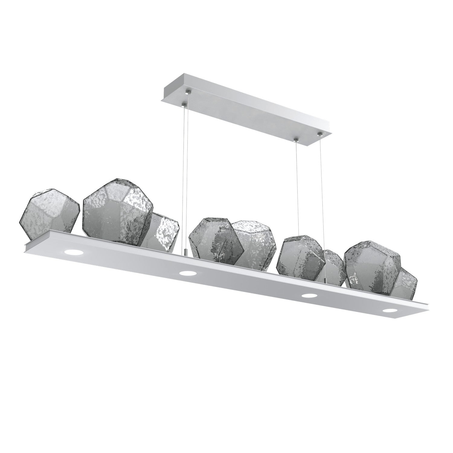 Hammerton Studio - PLB0039-0C-CS-S-CA1-L1 - LED Linear Suspension - Gem - Classic Silver